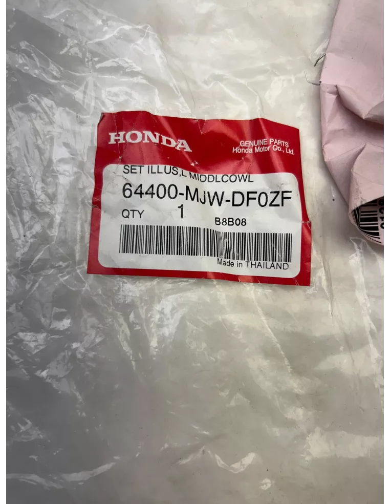 Flanc de carénage avant gauche origine HONDA CB 500 F 2016 - 2018 – 64400-MJW-DF0ZF