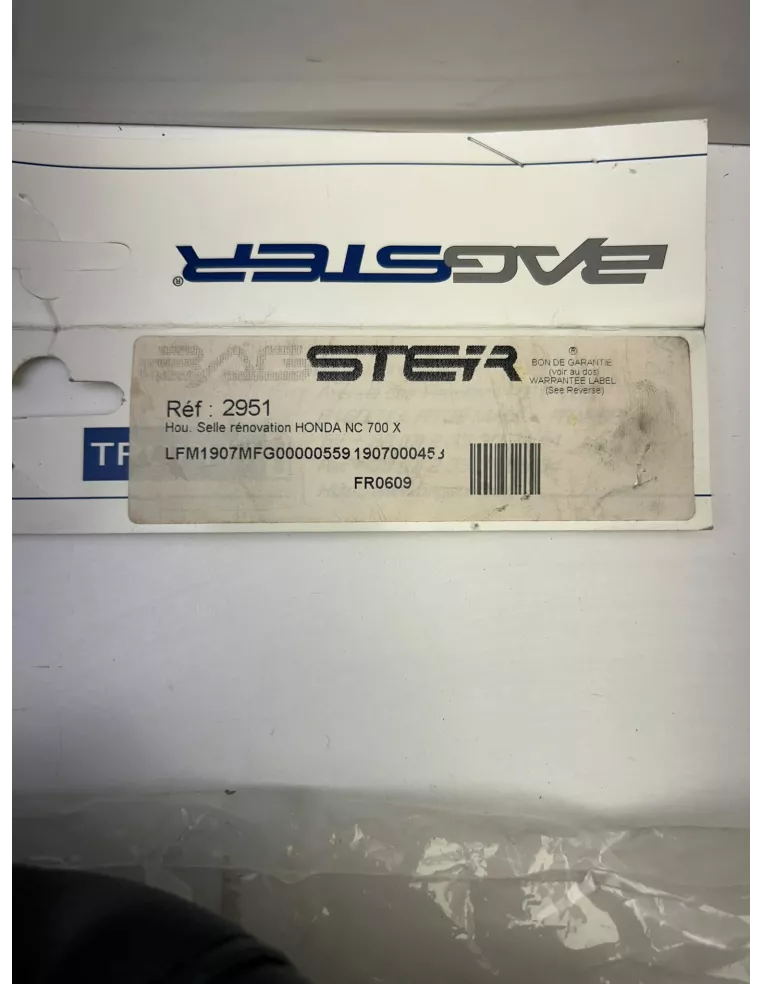Housse de selle Bagster HONDA NC 700 X  2012 - 2013