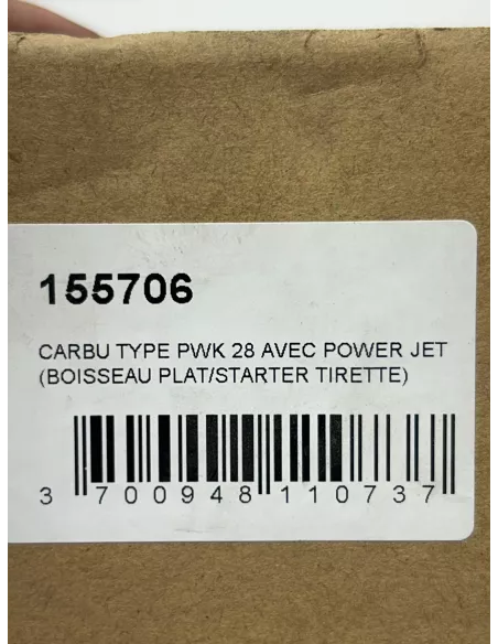 Carburateur adaptable type PWK 28 avec Power Jet – 155706