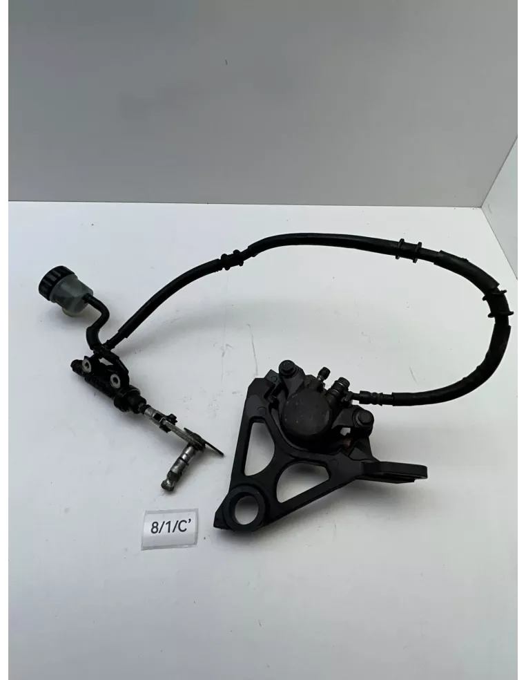 Etrier de frein arrière complet (avec platine) et maître cylindre (avec bocal) YAMAHA TDM 900 2002 - 2013 – 5PS-2580W-10 / 5PS-2