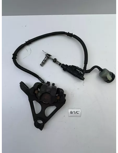 Etrier de frein arrière complet (avec platine) et maître cylindre (avec bocal) YAMAHA TDM 900 2002 - 2013 – 5PS-2580W-10 / 5PS-2