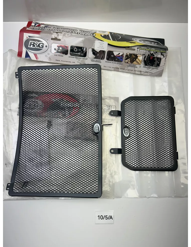 Grille de radiateur de refroidissement et d'huile R&G YAMAHA R1 2015 - 2024 – RAD0253BK / OCG0023BK