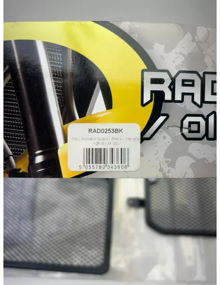 Grille de radiateur de refroidissement et d'huile R&G YAMAHA R1 2015 - 2024 – RAD0253BK / OCG0023BK