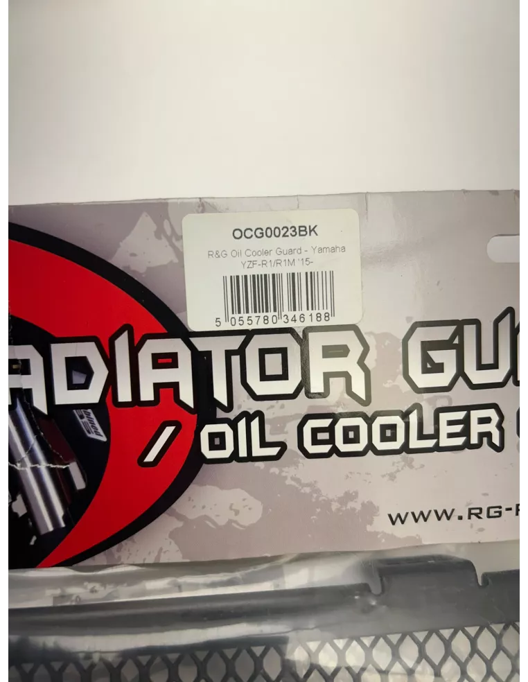 Grille de radiateur de refroidissement et d'huile R&G YAMAHA R1 2015 - 2024 – RAD0253BK / OCG0023BK