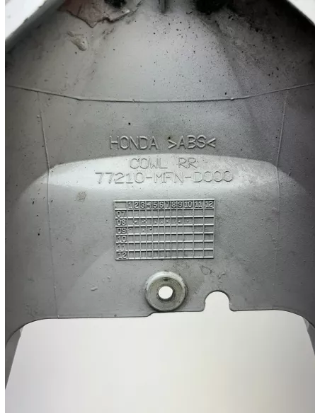 Coque arrière blanche origine HONDA CB 1000 R 2008 - 2017 – 77210-MFN-D000